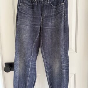 Rag & Bone Blue Relaxed Jeans with Elastic Waistband